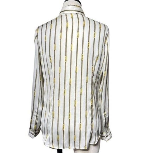 Michael Kors Silky Long Sleeve Blouse - Picture 3 of 5